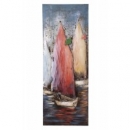 Art Gallery - Sailing trio-120 x 50 cm, Metallbild