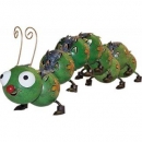 MEDUSA Windlicht Raupe "Immersatt" L, gr�n, ca. 25 x 14x 87 cm